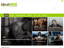 Tablet Screenshot of idealbmi.com